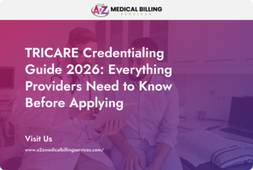Healthcare provider reviewing credentialing documents and enrollment requirements for TRICARE network participation and provider approval in 2026.
